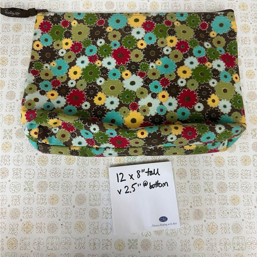 Thirty-One Floral Cosmetic Bag - Multicolor